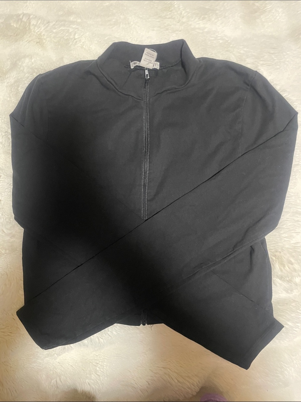 Forever 21 Black Half-Zip Jacket
